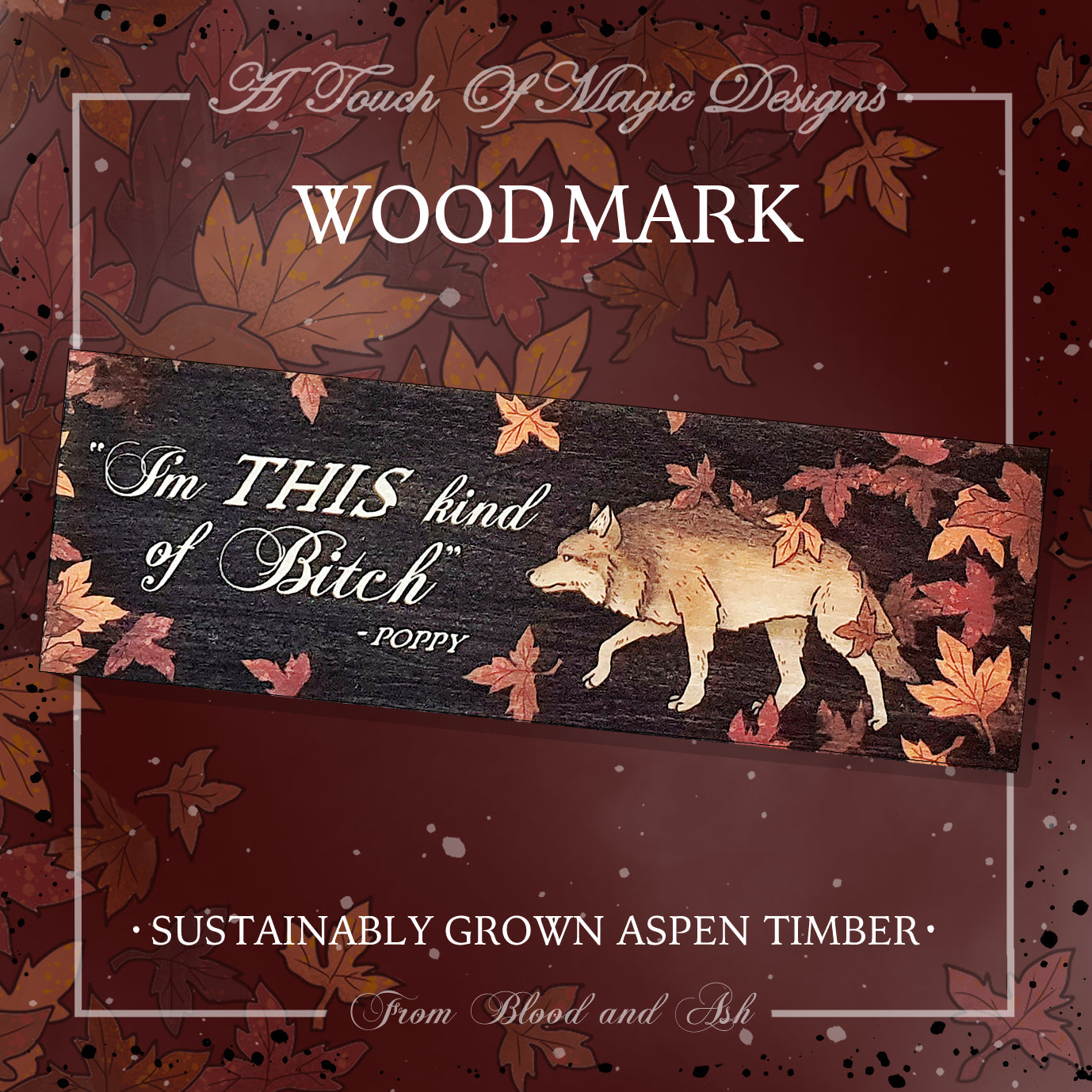 AUS & NZ listing - this kind of B - woodmark