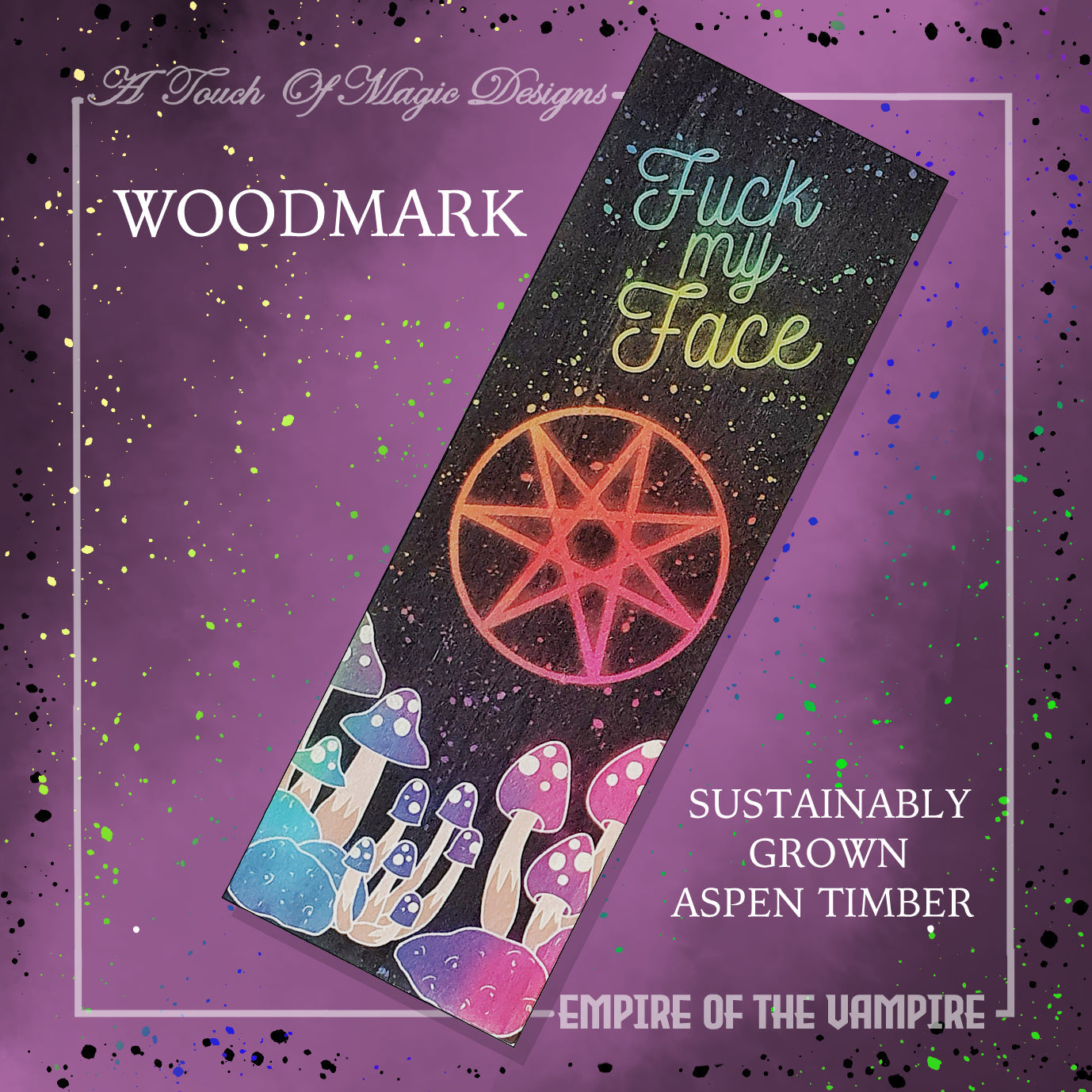 USA/Canada listing - F**K my face - woodmark