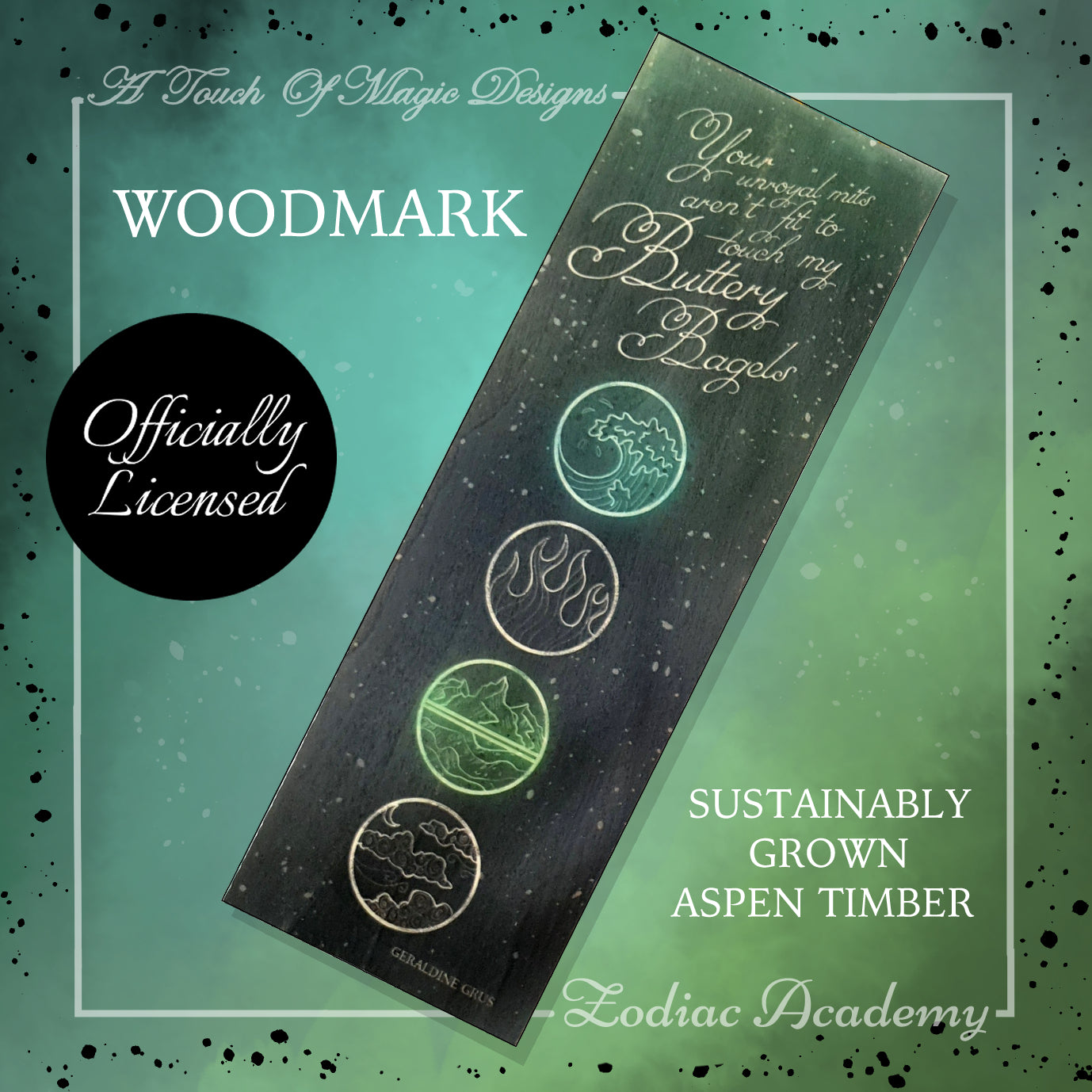 AUS/NZ listing - Buttery bagels - woodmark -TWISTED SISTERS OFFICIALLY LICENSED