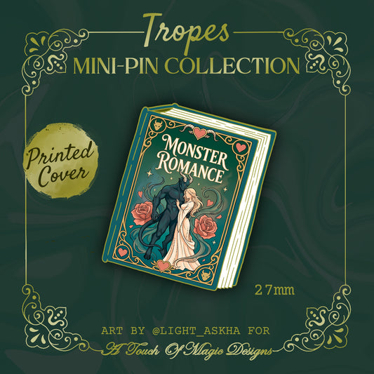 Tiny Tropes pin collection - Monster Romance - PRE-ORDER
