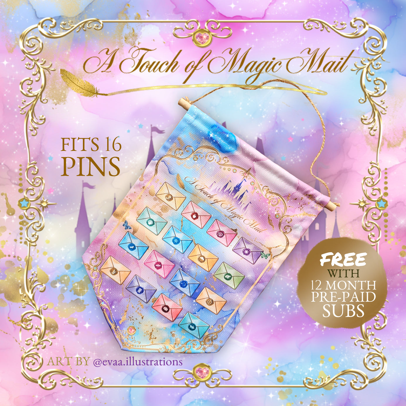 A Touch of Magic Mail | Monthly Pin Club