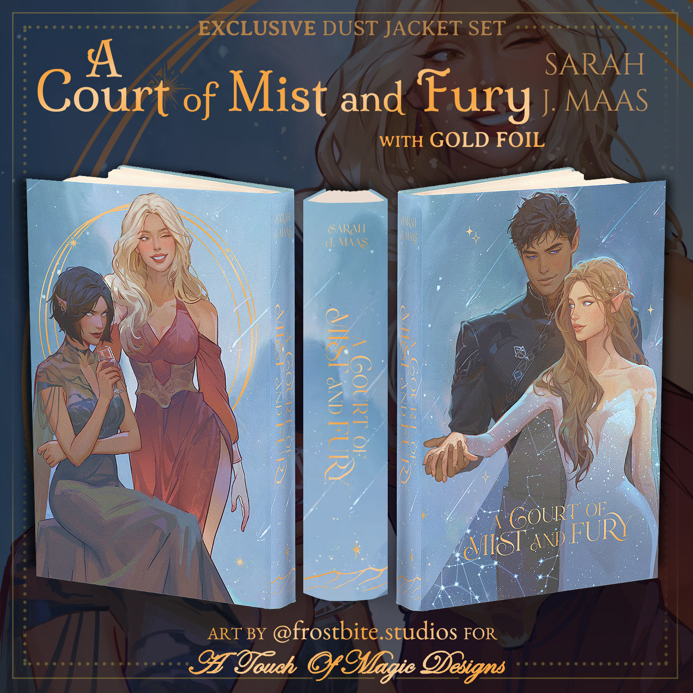✨️LIMITED PRE-ORDER✨️ - Officially Licensed A Court of Thorns and Roses Dust Jacket Set | Frostbite Studios HARDCOVER