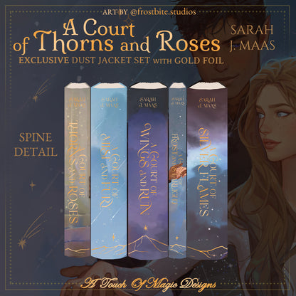 LIMITED PRE-ORDER - Officially Licensed A Court of Thorns and Roses Dust Jacket Set | Frostbite Studios HARDCOVER