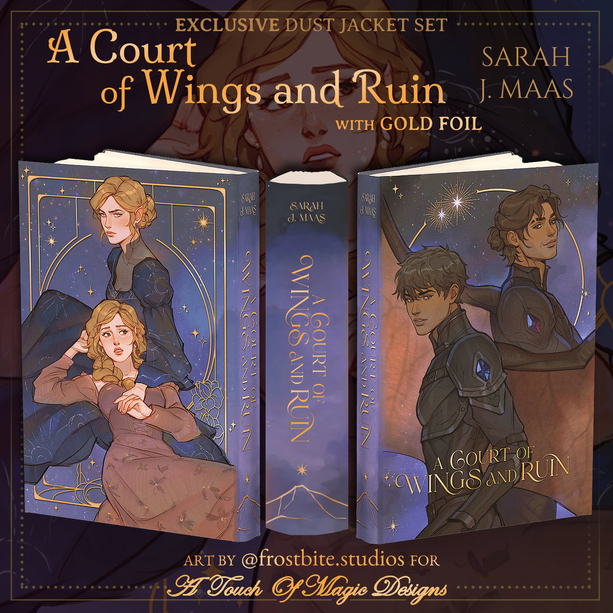 LIMITED - Officially Licensed A Court of Thorns and Roses Dust Jacket ...