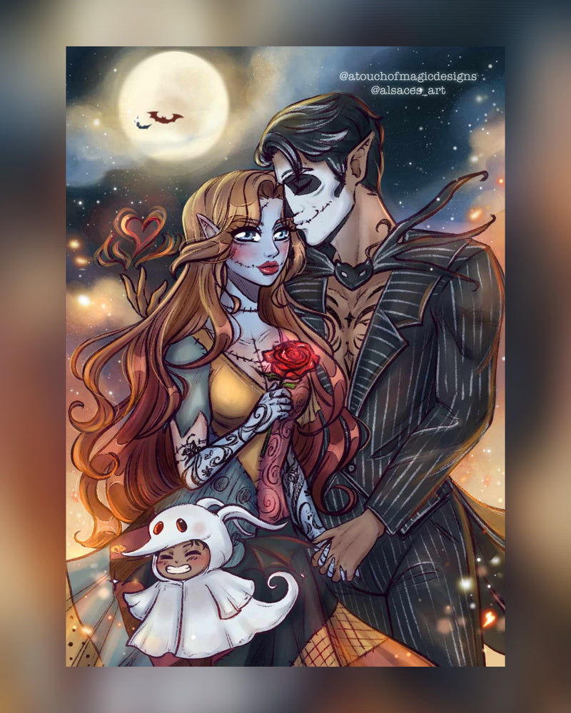 We could live like Jack & Sally  -  OFFICIALLY LICENSED - premium print