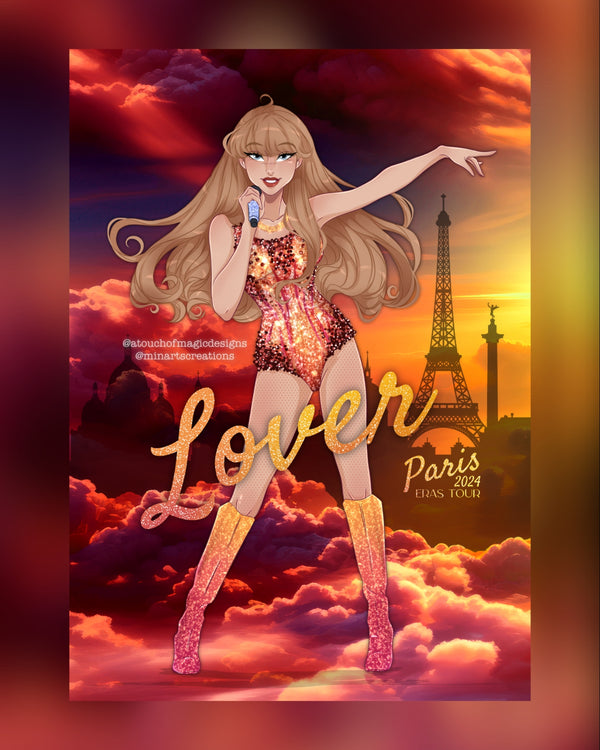 Lover in Paris Taylor - premium print