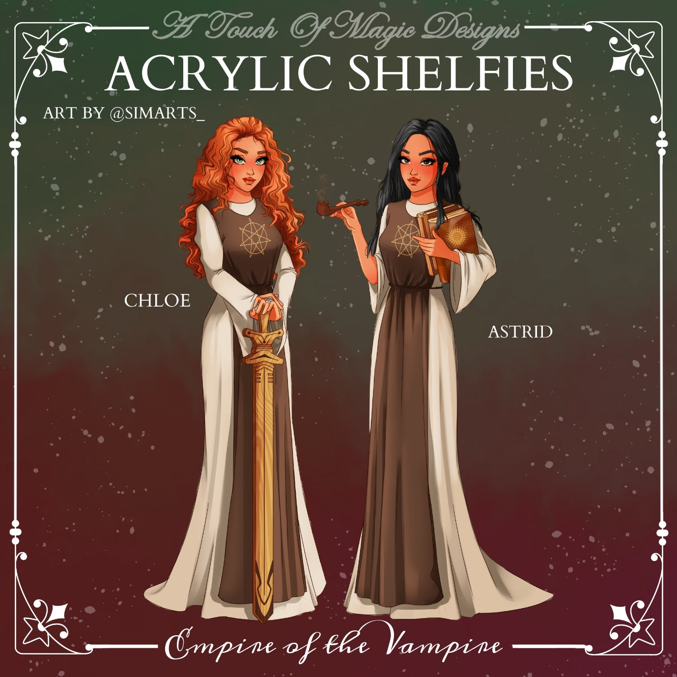 Shelfie set - Astrid & Chloe - Empire of the vampire