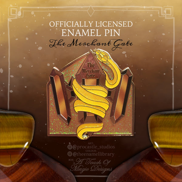 USA & Canada listing - Crescent City gates collection - pin #4 - the Merchant gate - OFFICIALLY LICENSED
