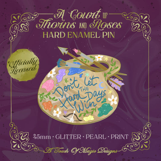 Literary magic pin Collection - Paint pallet - PRE-ORDER - ACOTAR OFFICIALLY LICENSED
