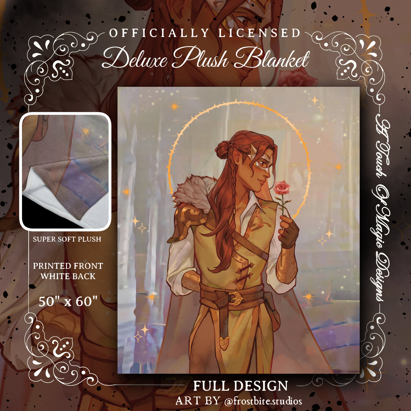 Blanket - Lucien by Frostbite studios - SJM Oficially Licensed - LIMITED PRE-ORDER