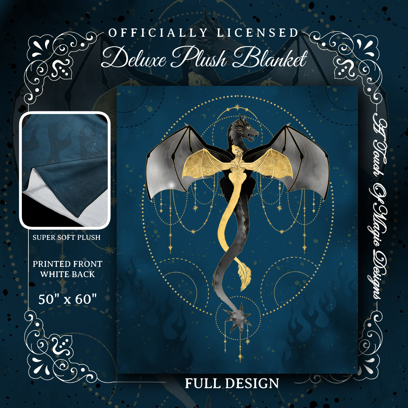 Blanket - Violets Relic - FOURTH WING OFFICIALLY LICENSED – A Touch Of ...