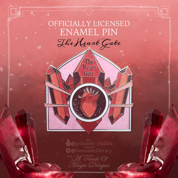 USA & Canada listing - Crescent City gates collection - pin #6 - the Heart gate - OFFICIALLY LICENSED