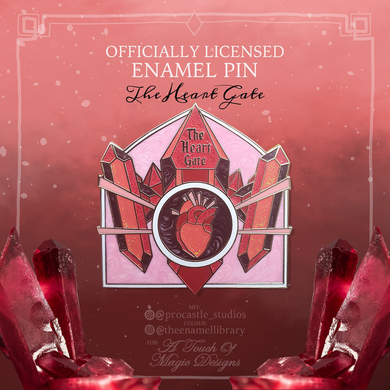 USA & Canada listing - Crescent City gates collection - pin #6 - the Heart gate - OFFICIALLY LICENSED
