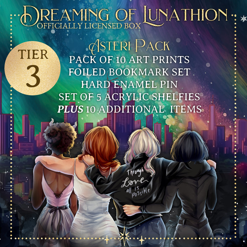 Asteri Teir - Dreaming of Lunathion Merch Box - OFFICIALLY LICENSED