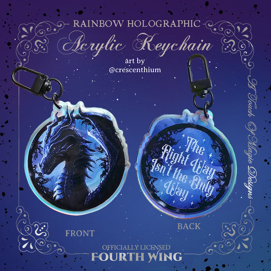 Acrylic Key chain - Deigh - FOURTH WING Officially Licensed