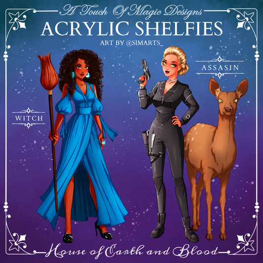 Witch and Assasin - shelfie set
