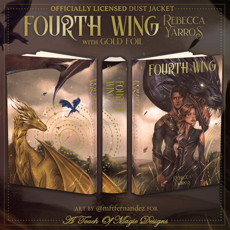UK edition - Welcome to the Fourth Wing - OFFICIALLY LICENSED dust jacket