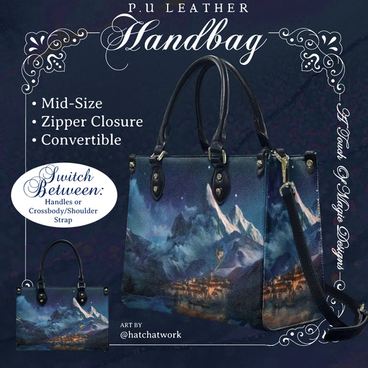 City of starlight - SJM OFFICIALLY LICENSED - PU Leather Handbag