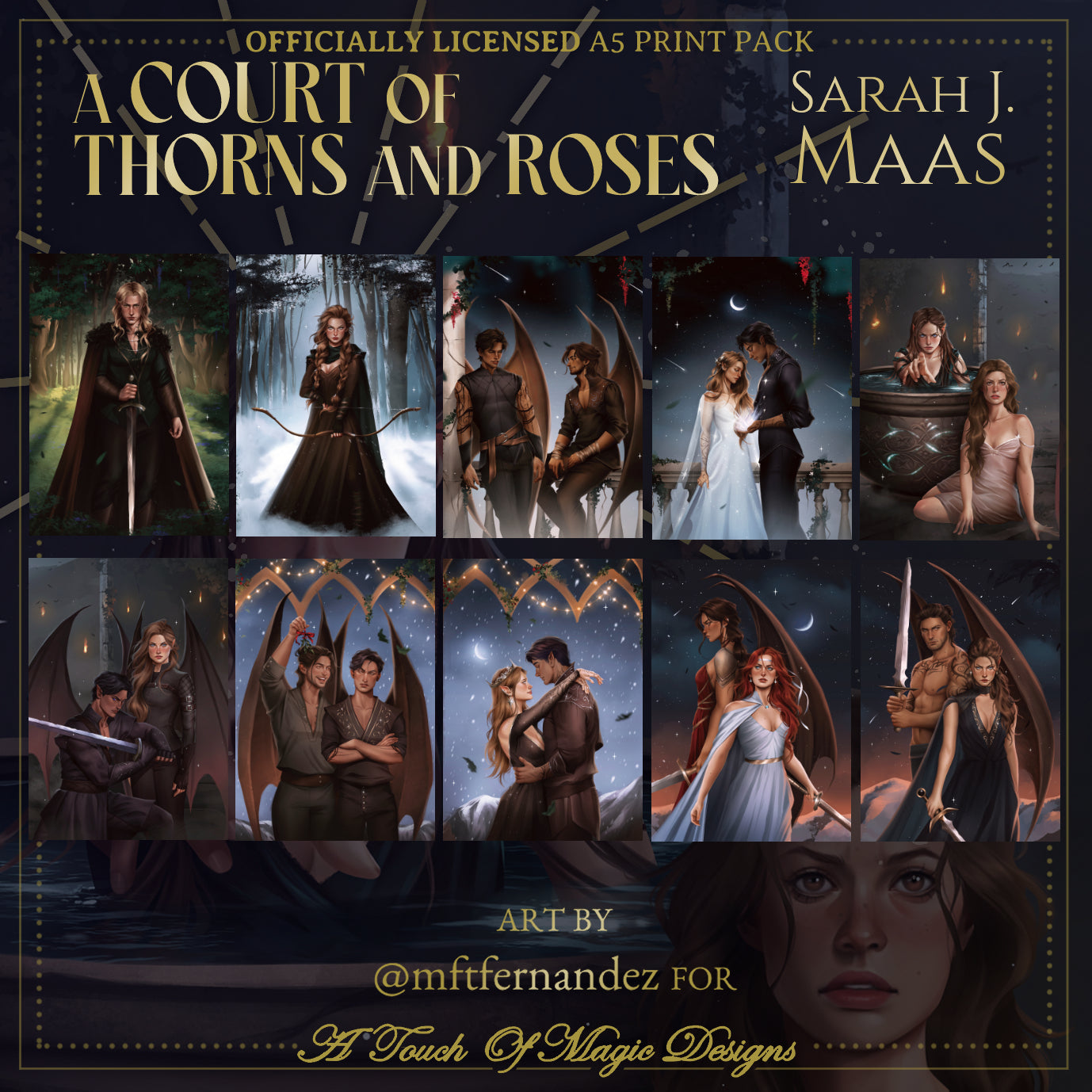 Welcome to A Court of Thorns and Roses Premium Print Pack