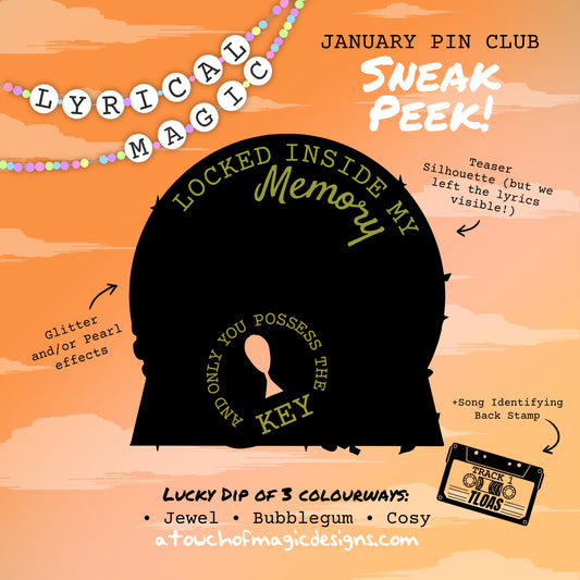 Lyrical Magic | Monthly Lyric Pin Club
