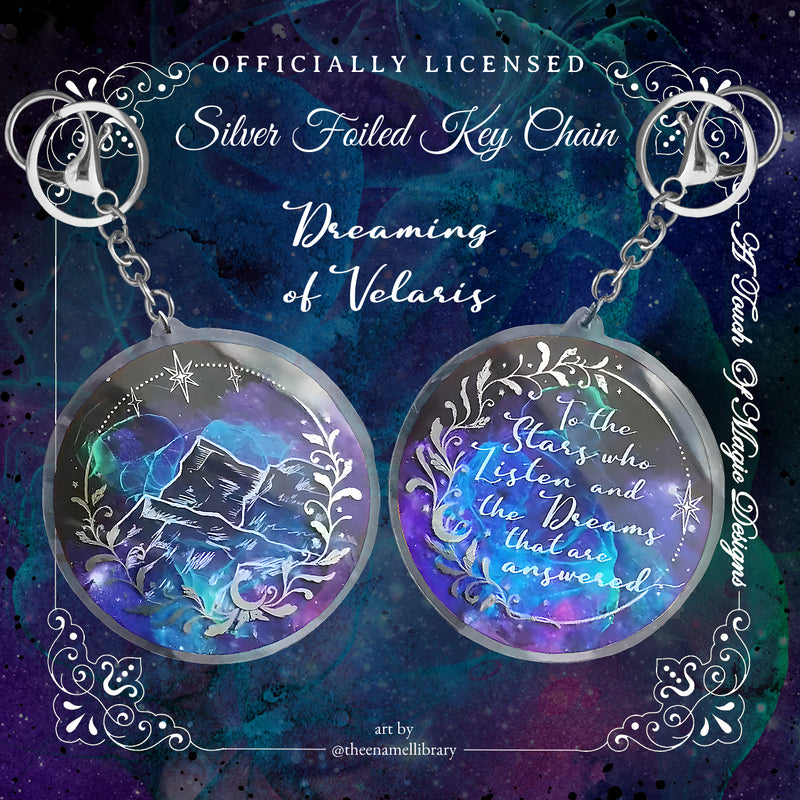 Acrylic Key chain - Dreaming of Velaris - SJM Oficially Licensed