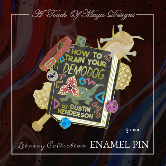 Lost library Pin collection - how to train your demodog