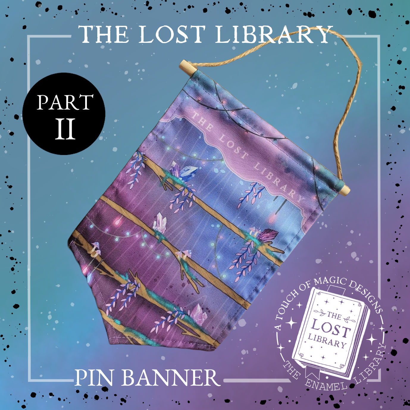 Lost library pin collection - Banner - OFFICIALLY LICENSED