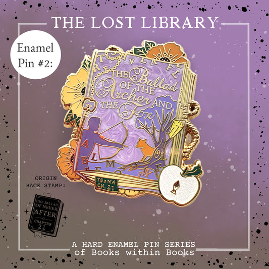 Lost library pin collection - Once upon a Broken heart