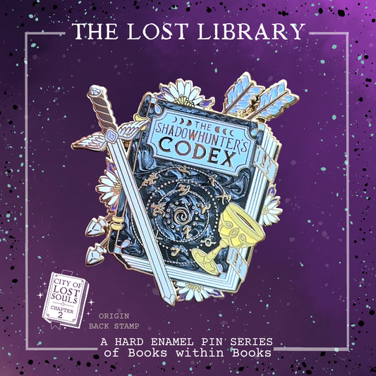 Lost library Pin collection - Shadowhunters codex