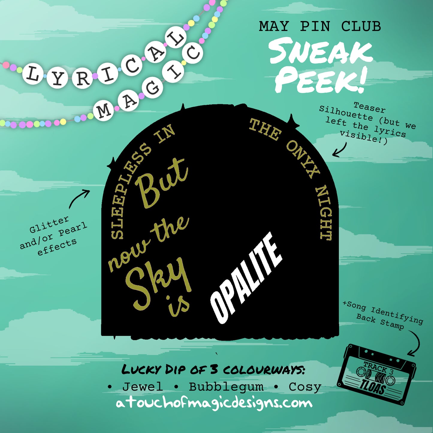 Lyrical Magic | Monthly Lyric Pin Club