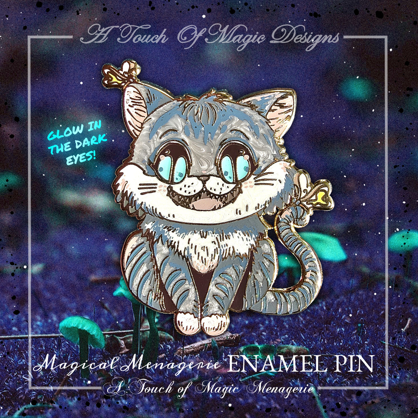 Magical Menagerie Collection - Cheshire Cat- pin #2