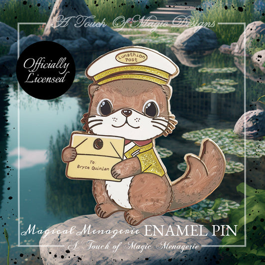 Magical Menagerie Collection - Delivery Otter - pin #1