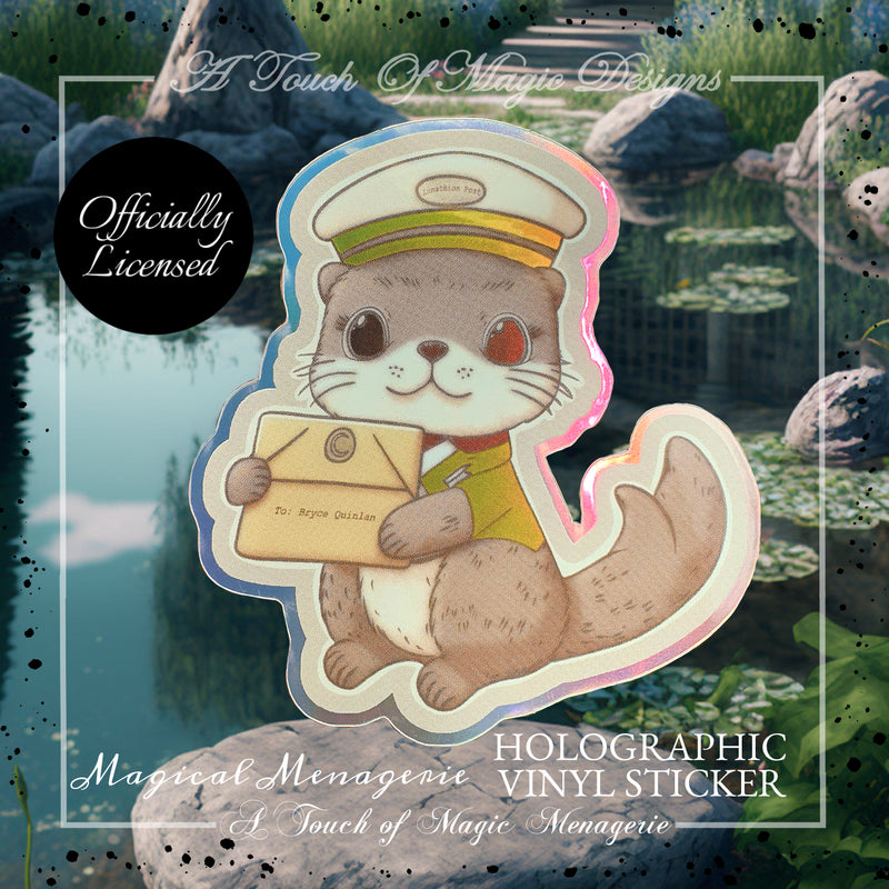 Holographic sticker - Delivery Otter - SJM Oficially Licensed