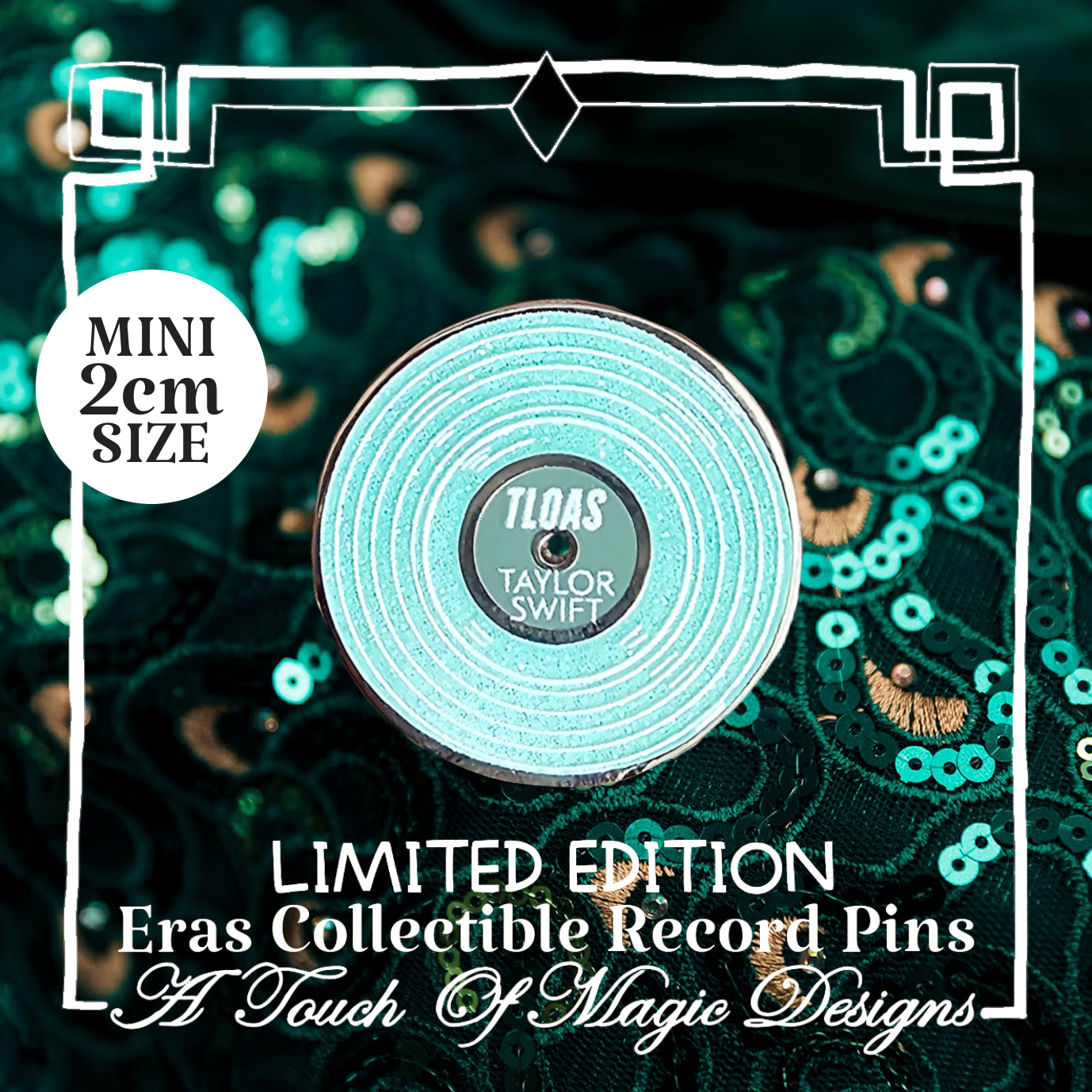 Mini record Pin Collection - Era #12 - Mint