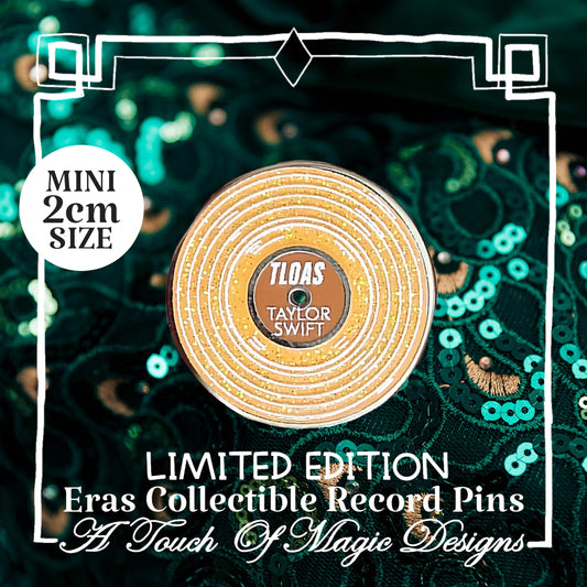 Mini record Pin Collection - Era #12 - orange