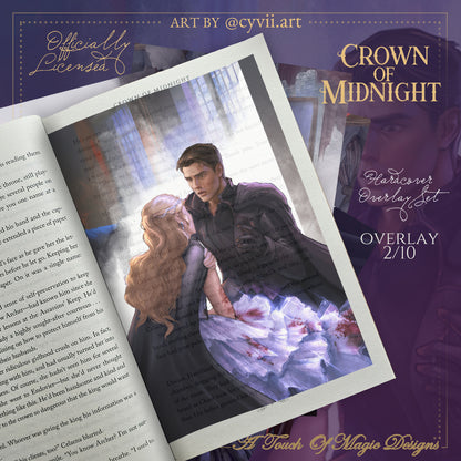 LIMITED PRE-ORDER - Officially Licensed Throne of Glass & Crown of Midnight - 18 piece Overlay set