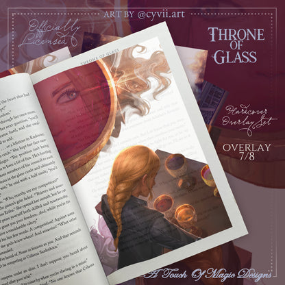 LIMITED PRE-ORDER - Officially Licensed Throne of Glass & Crown of Midnight - 18 piece Overlay set