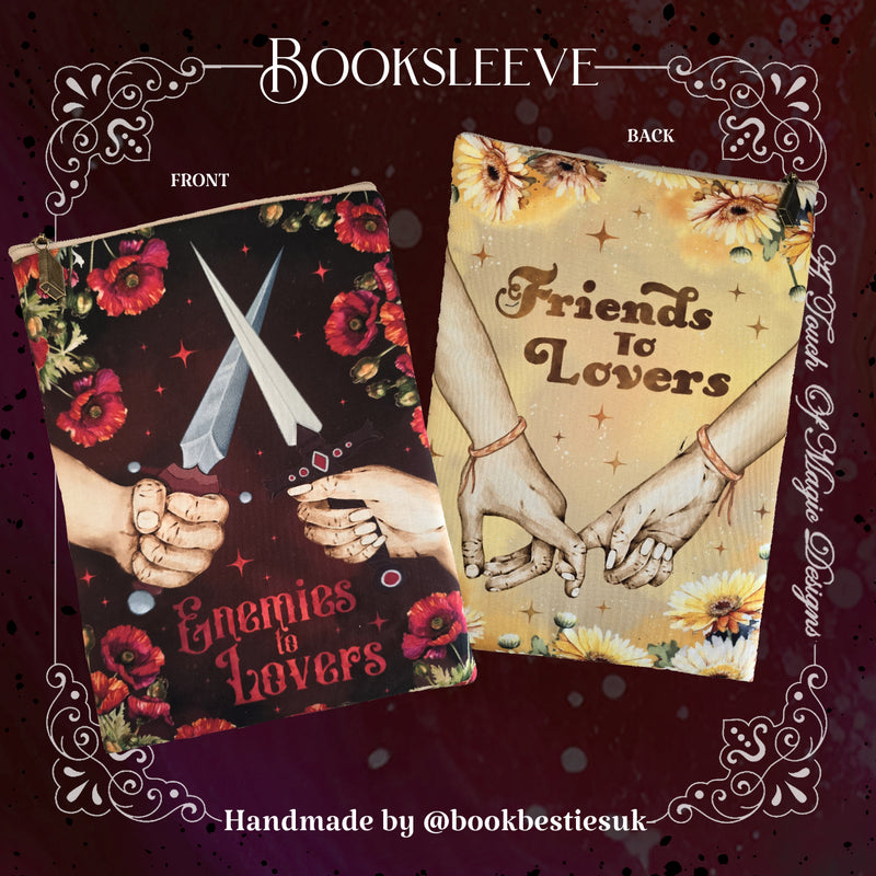 HARDCOVER plush booksleeve - Enemies Vs Friends