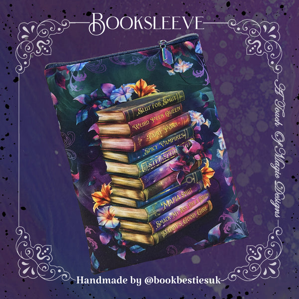 PAPERBACK plush booksleeve - Smut Stack