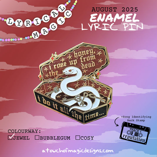 Look What you made me do - #12 - Jewel edition - A touch of lyrical magic - Pin Collection