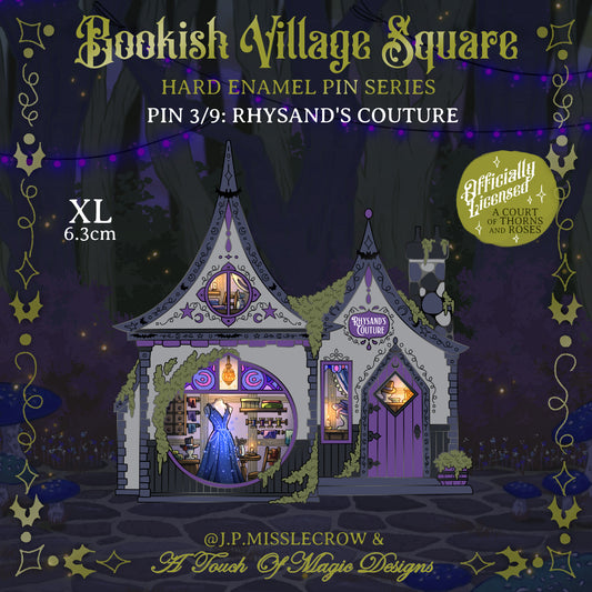 Officially Licensed - Bookish Village Square Collection - Rhysands couture - PIN #3 - PRE-ORDER