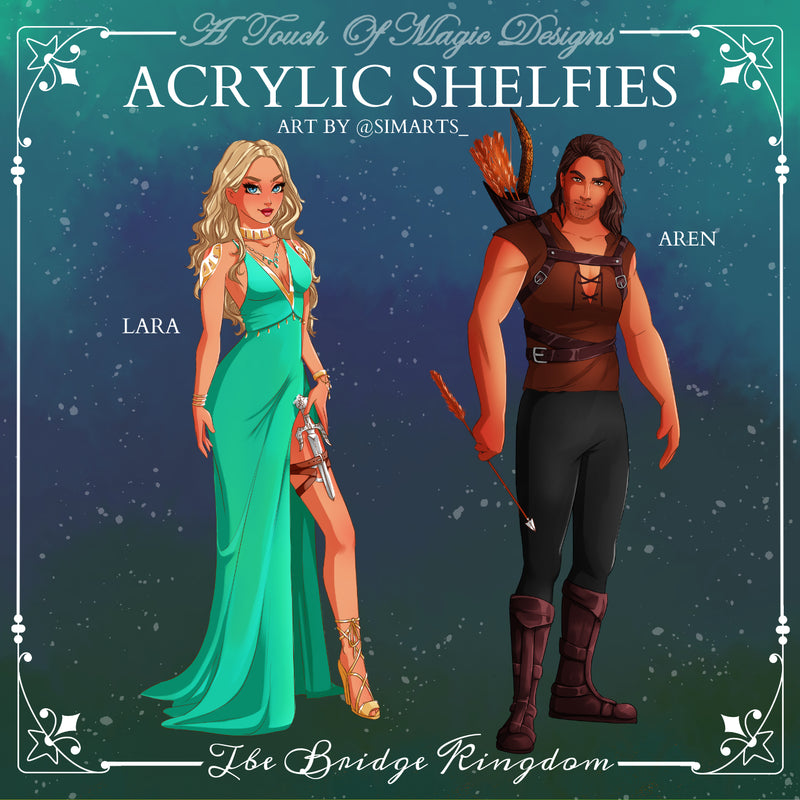 Shelfie set - Lara & Aren - The bridge kingdom
