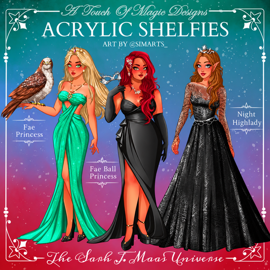 Fae royalty - all dressed up - shelfie set