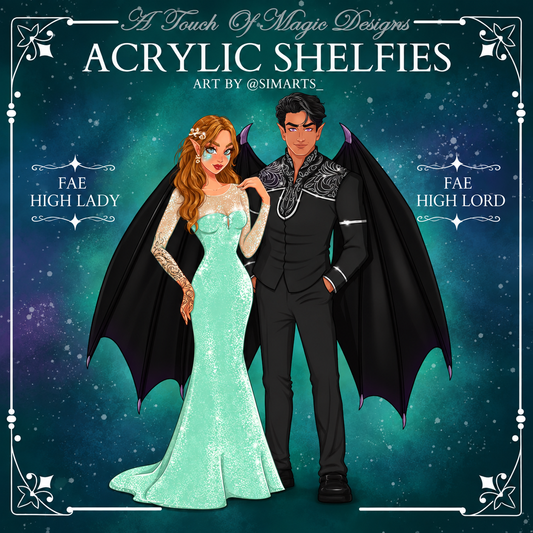 Fae High Lady & Fae High Lord - shelfie set