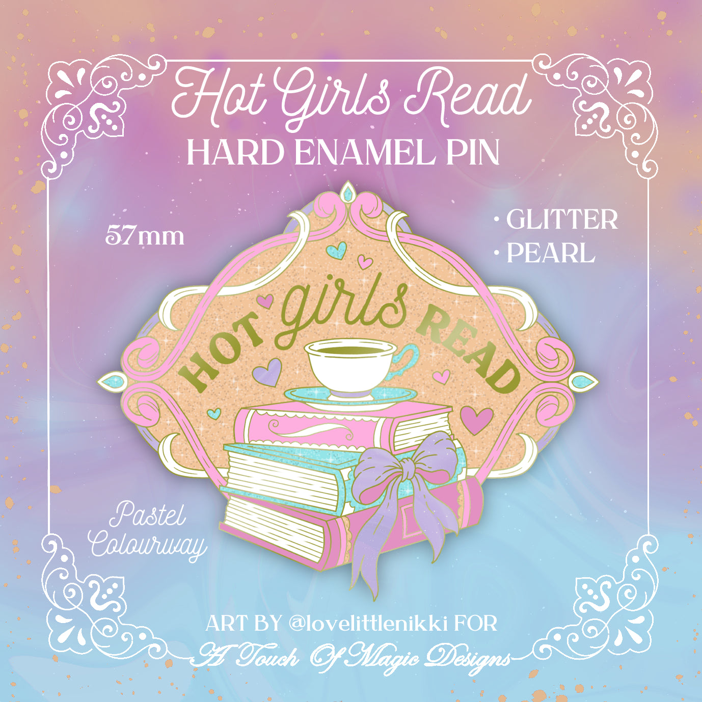 Hot Girls Read - Pastel - PRE-ORDER