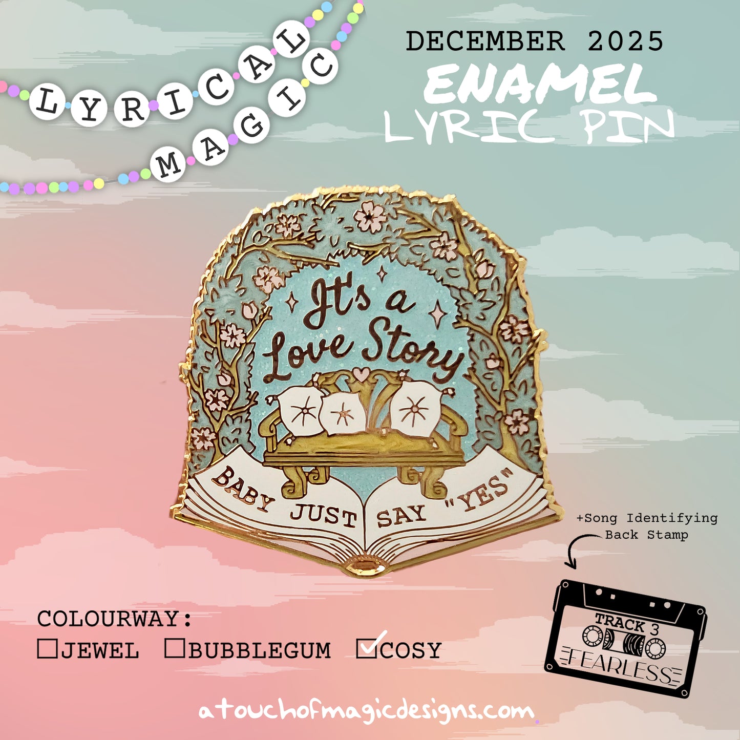 Love story - #15 - Cozy edition - A touch of lyrical magic - Pin Collection