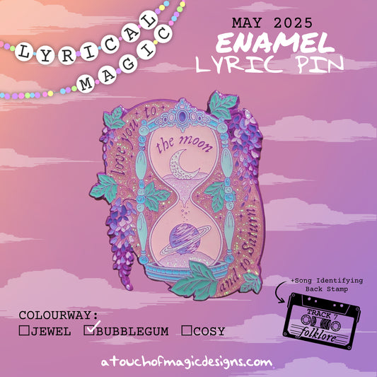 Love you to the moon  - #8 - pastel edition - A touch of lyrical magic - Pin Collection