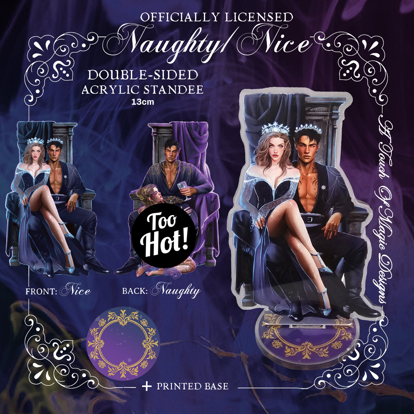 PRE-ORDER - Naughty but nice portal - Night Court Throne - SJM OFFICIALLY LICENSED -