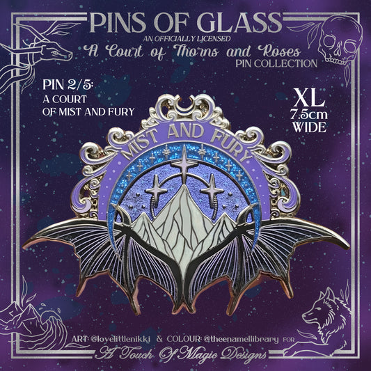 Officially Licensed - Pins of Glass Collection - ACOMAF - PIN #2 - PRE-ORDER
