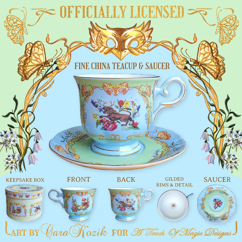 Spring Court - Teacup & Spoon set - officially licensed - Pre-order ships March 2024